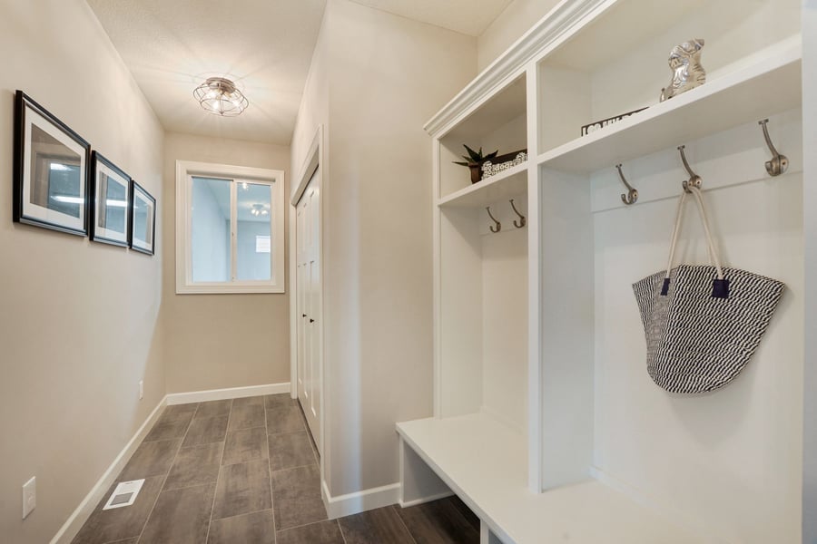 Mudroom in Custom Home in Blaine MN 